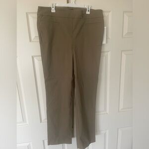 Rekucci Oatmeal colored Straight Cut pants - 18 Tall - NWT